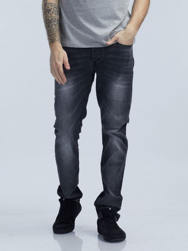 ג’ינס אפור משופשף