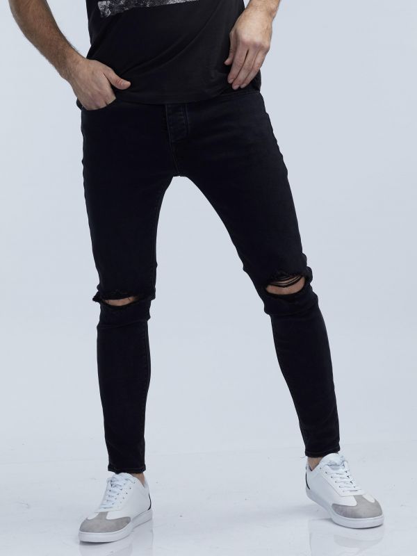 MARTIN סקיני ג’ינס קרעים בברכיים