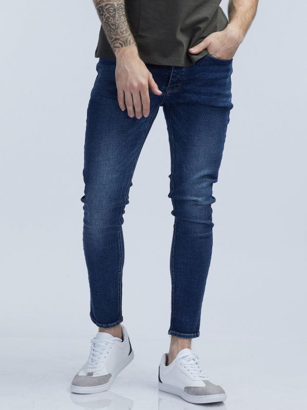 ג’ינס כחול קלאסי לגברים