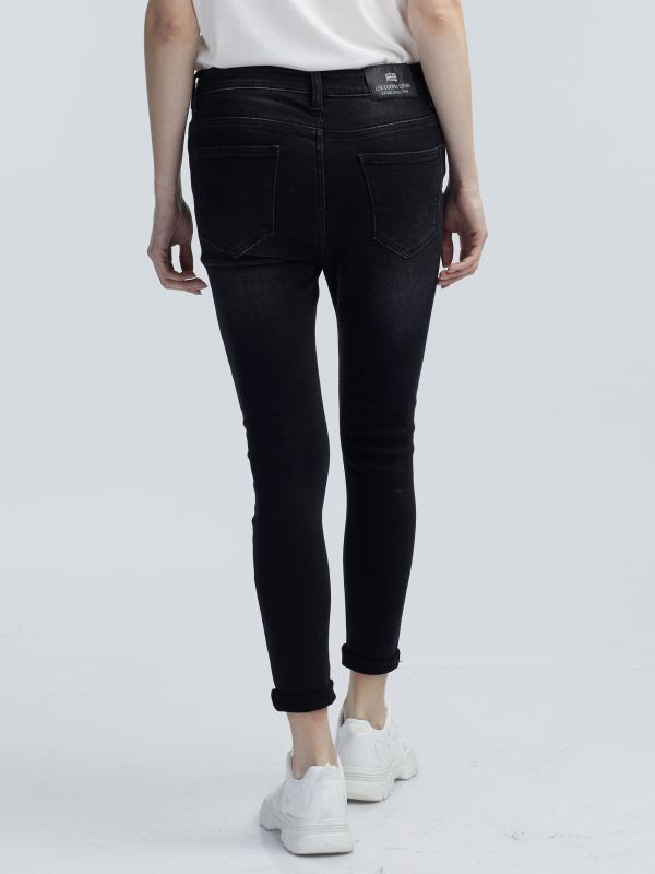 ג’ינס בויפרנד קרעים פתוחים MONA