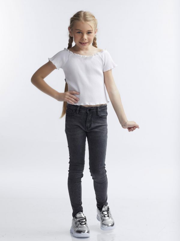 ג’ינס סטרצ’י משופשף