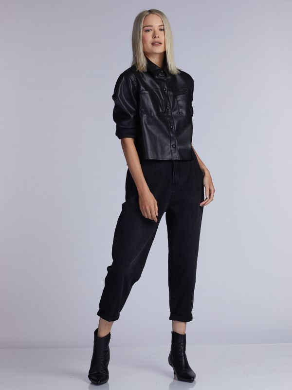 מכנסי ג’ינס גובה קרסול לנשים