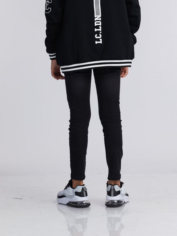 ג’ינס כתמי צבע שחור