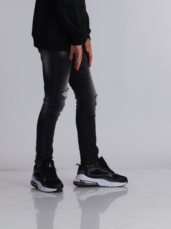 ג’ינס ג’וג קרעים במראה used