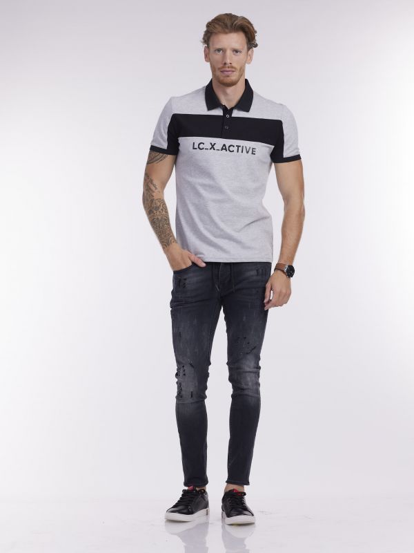 ג’ינס ג’וג אפור גזרת סקיני