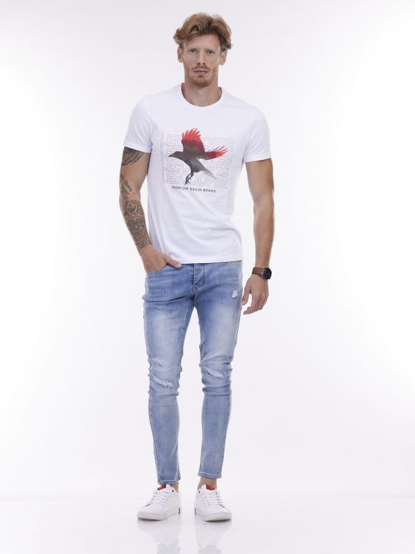 ג’ינס מרטין עם קרעים