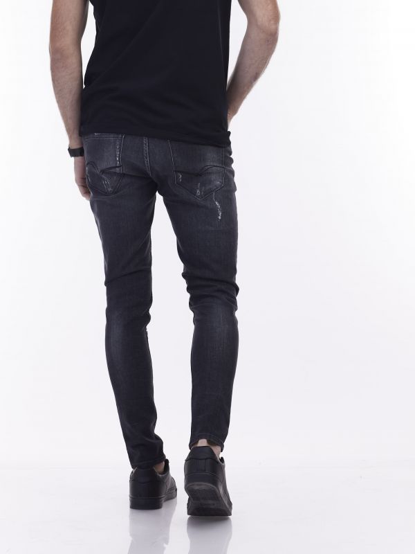 ג’ינס DAMAGE שחור