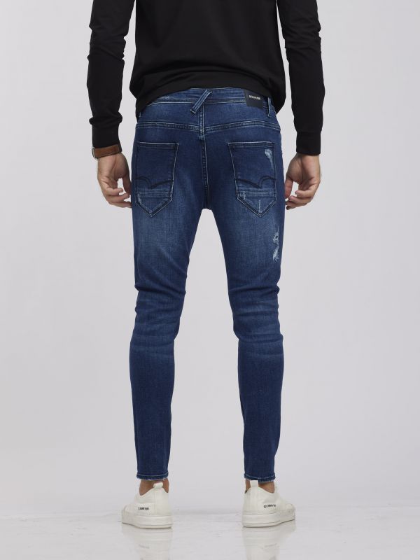 ג’ינס COLIN כחול כהה DAMAGE