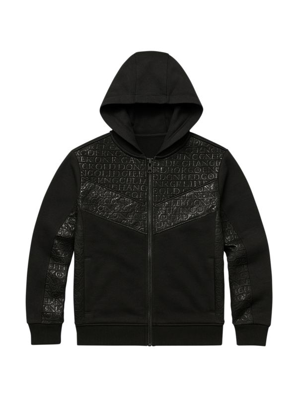 סווטשירט עם קפוצ’ון וכיתובים לילדים