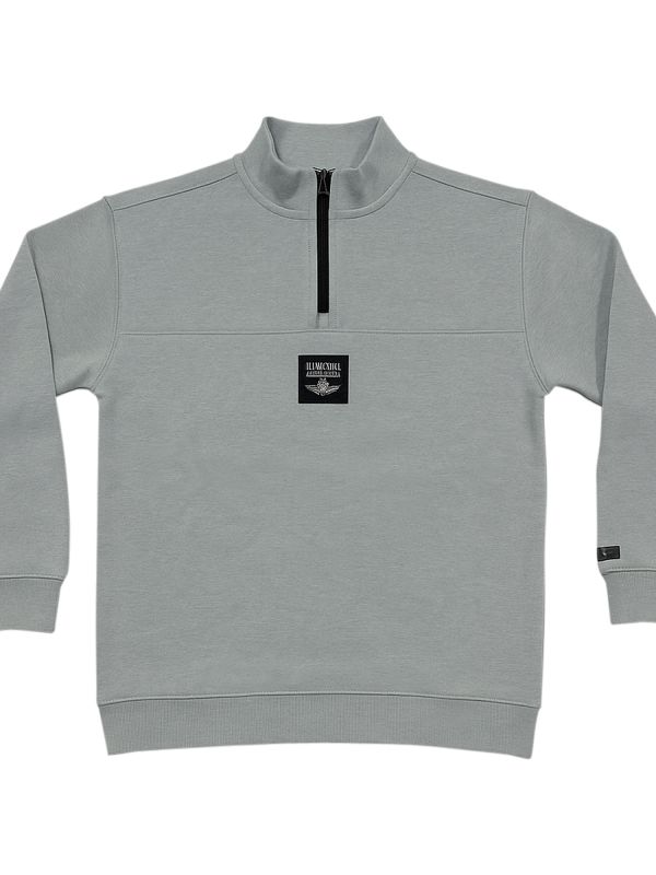 סווטשירט לילדים עם חצי רוכסן