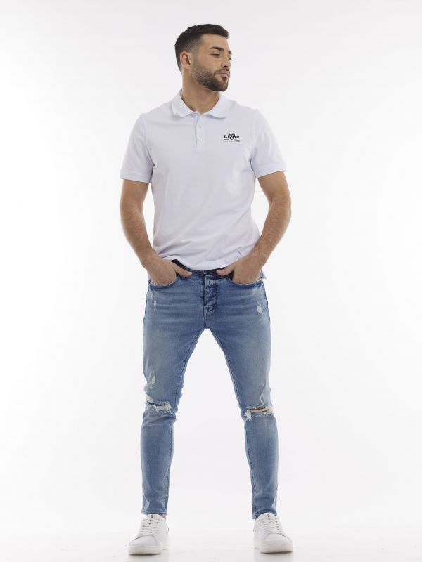 ג’ינס בהיר באורך קרסול MARTIN