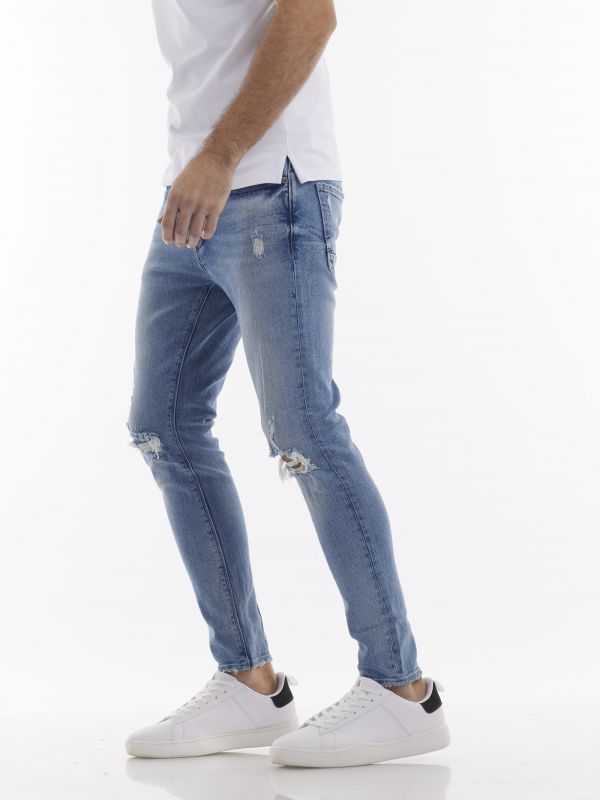 ג’ינס בהיר באורך קרסול MARTIN