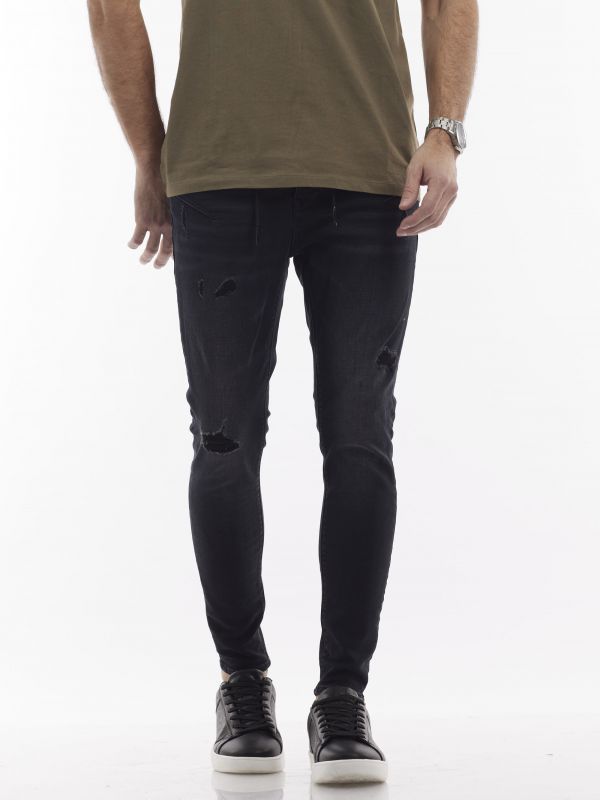 ג’ינס ג’וג סקיני שחור