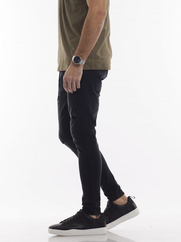 ג’ינס ג’וג סקיני שחור