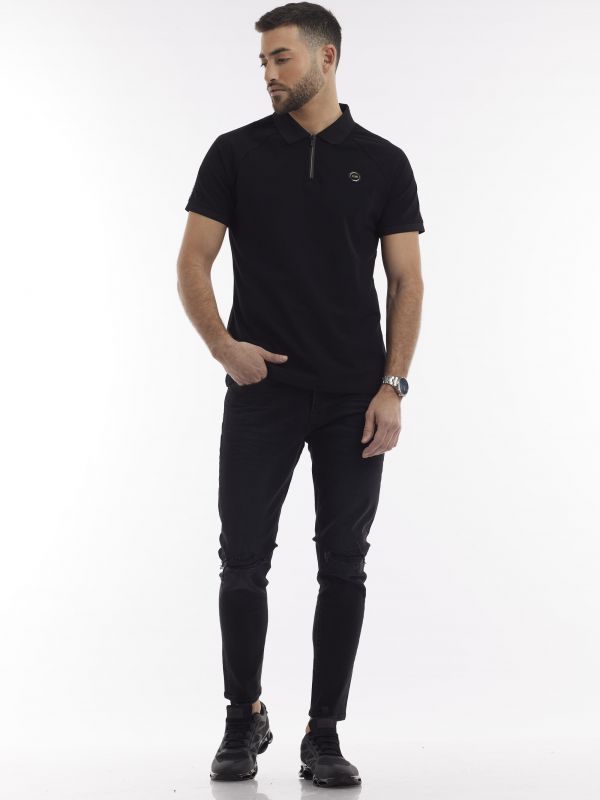 ג’ינס לגברים בגזרת סקיני כחול כהה