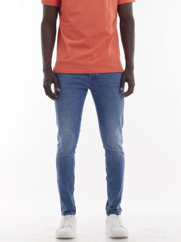 ג’ינס סלים כחול אופנתי