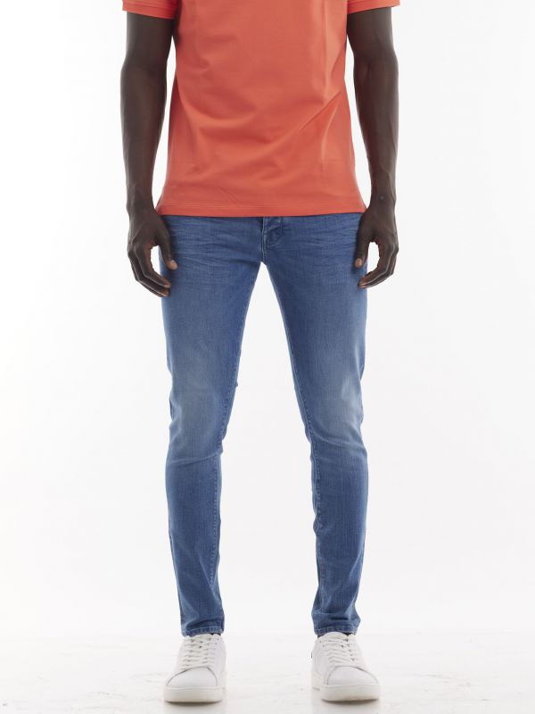 ג’ינס סלים כחול אופנתי