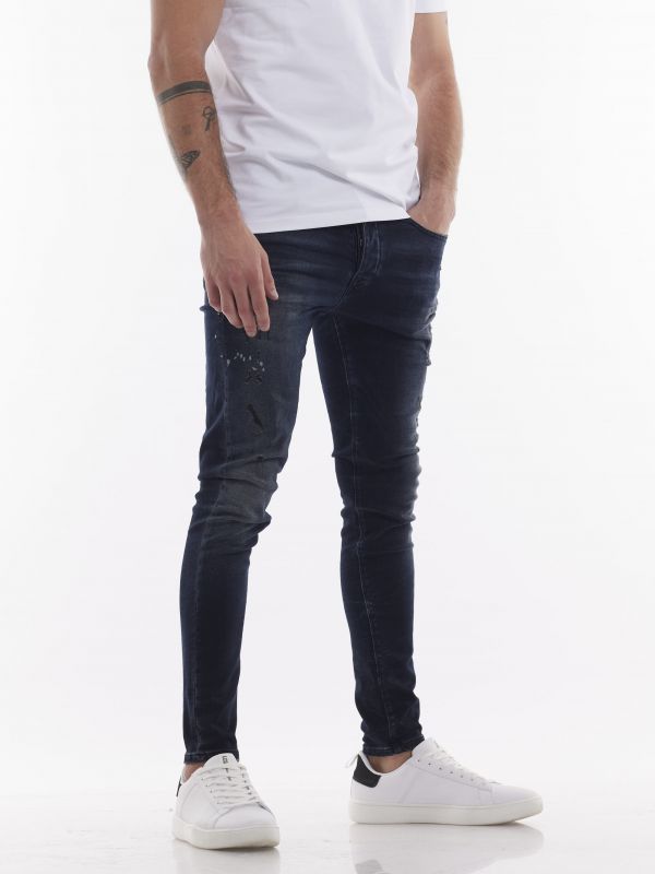 ג’ינס DAMAGE כחול כהה