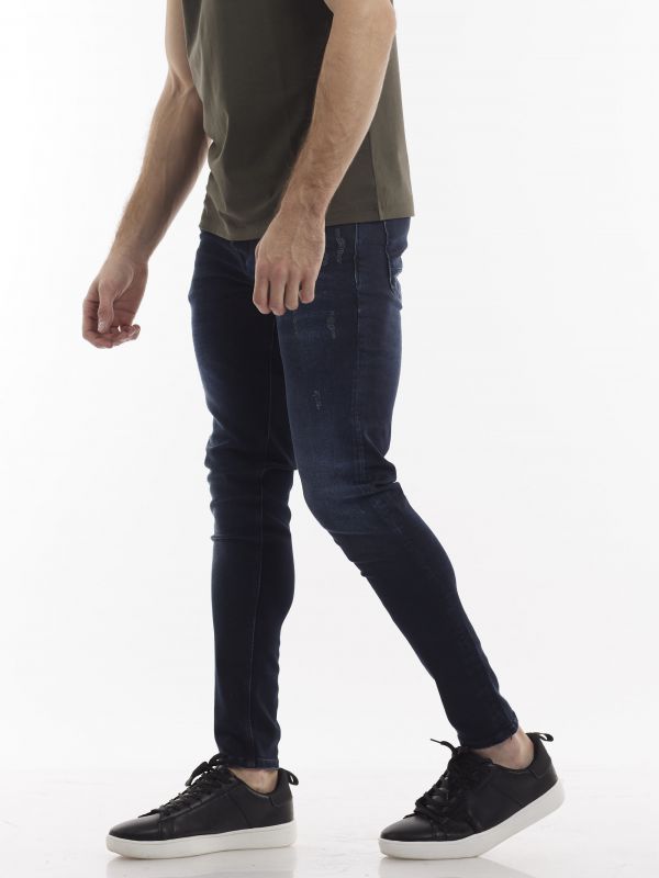 ג’ינס סקיני כחול שחור MARTIN