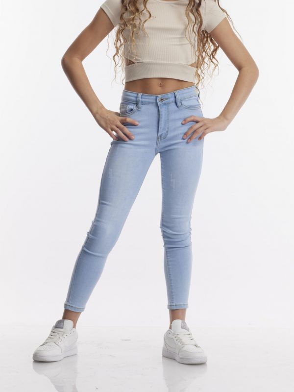 ג’ינס סקיני  בהיר קלאסי