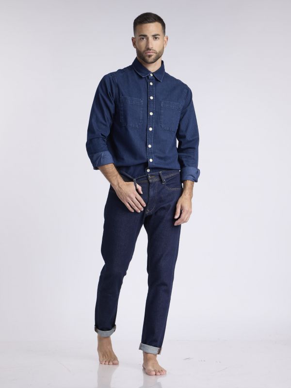 חולצת ג’ינס כחולה קלאסית