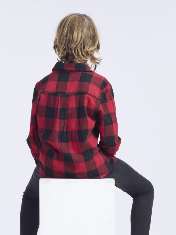 חולצת משבצות אופנתית