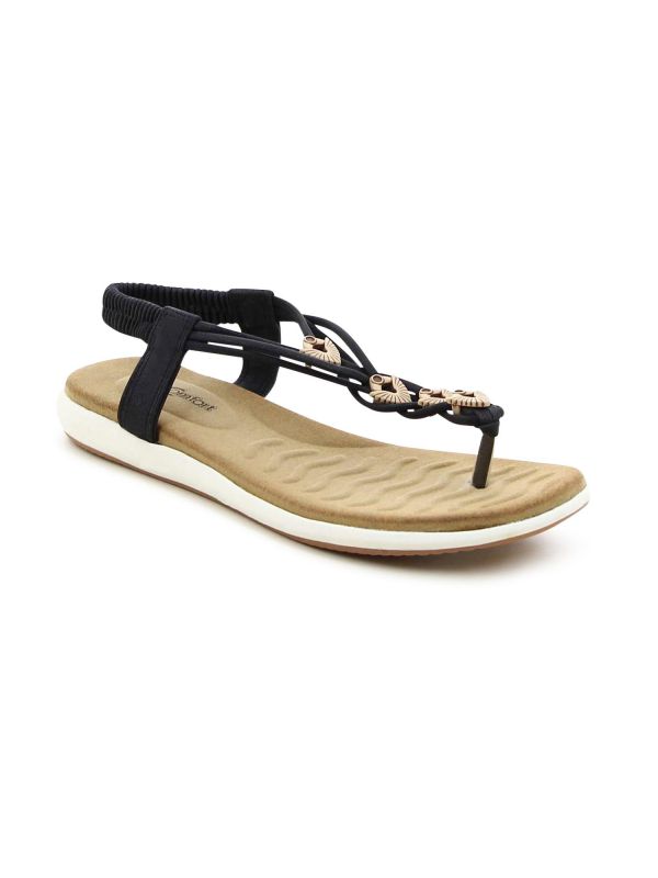 סנדלי אצבע קלועים עם לבבות