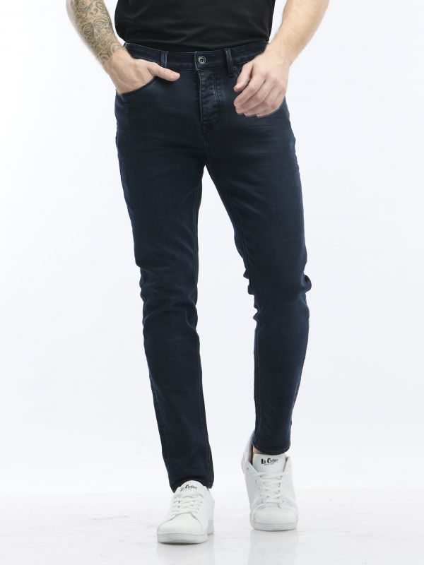 ג’ינס קלאסי כחול שחור ג’וג