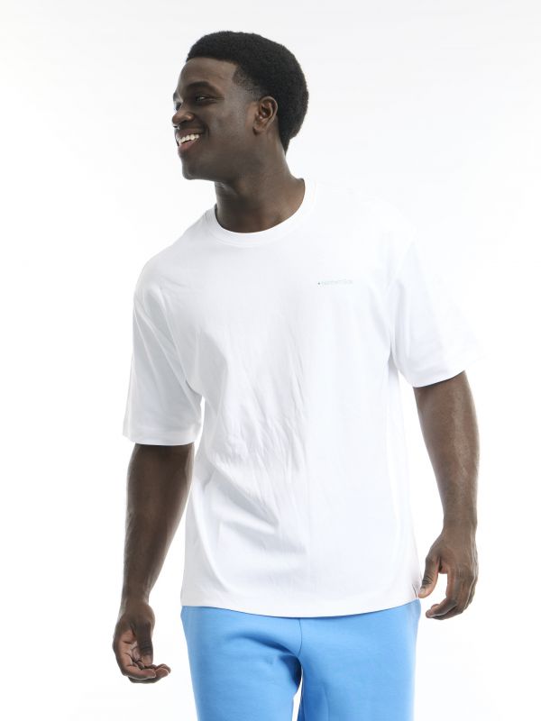 חולצת טי קצרה עם הדפס נקודות אחורי