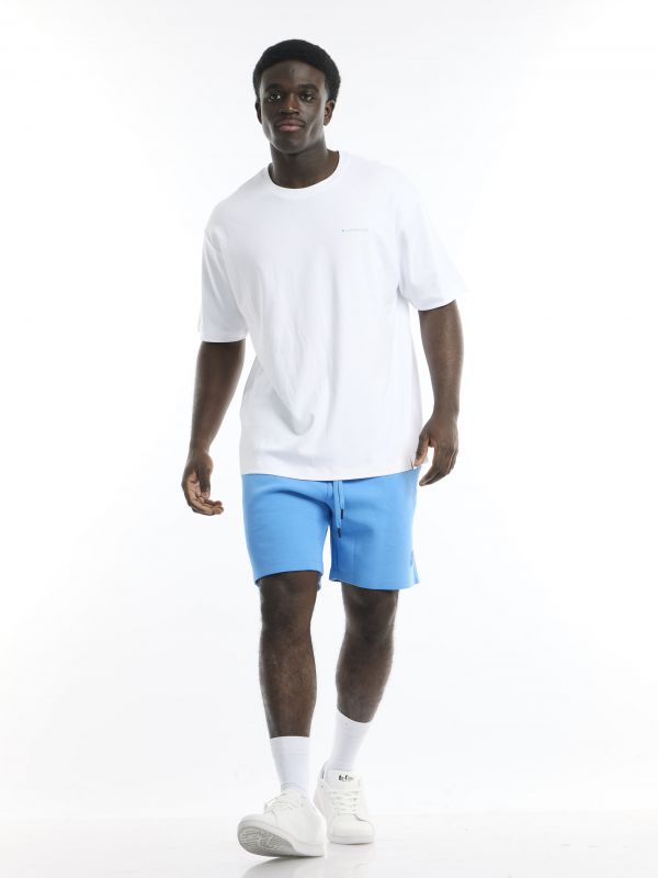 חולצת טי קצרה עם הדפס נקודות אחורי