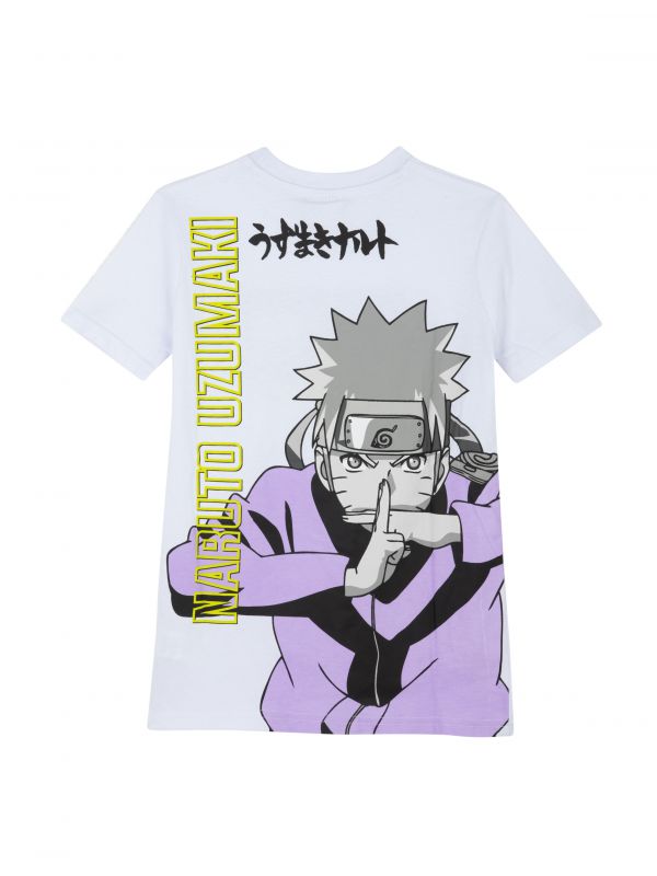 טי שירט לילדים עם הדפס אנימה דו צדדי