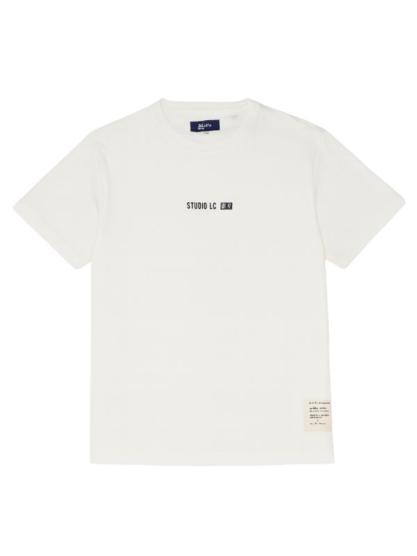 חולצת טי  אופנתית עם הדפס אחורי