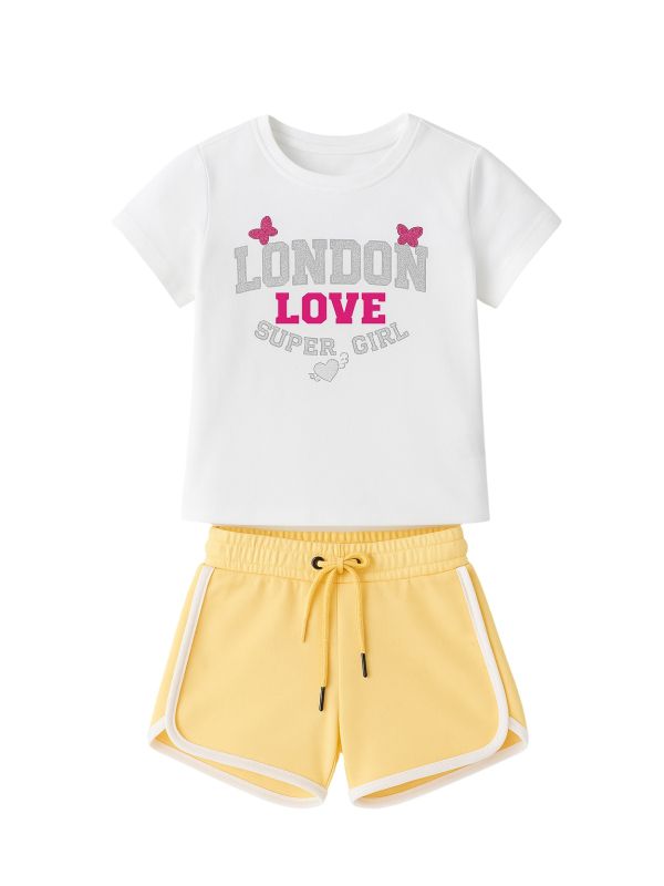 חליפת ספורט רטרו לילדות