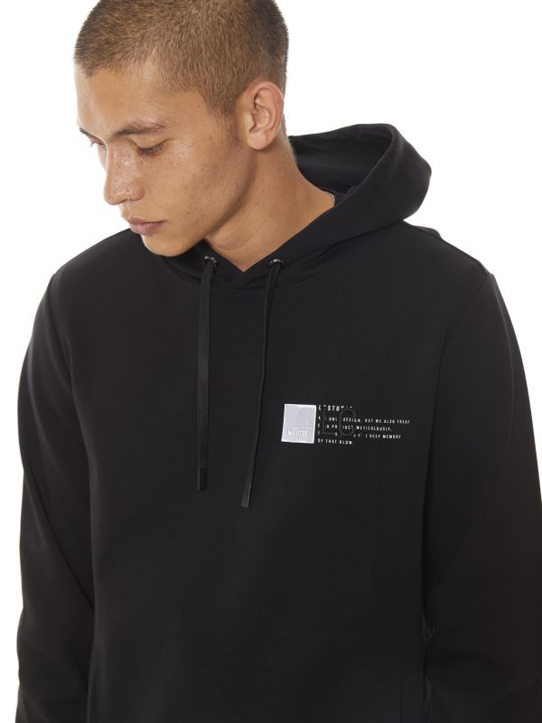 קפוצ’ון עם הדפס מרובע אחורי