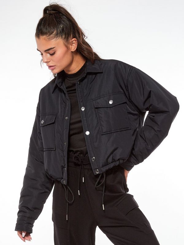 ג’קט ניילון קרופ לנשים