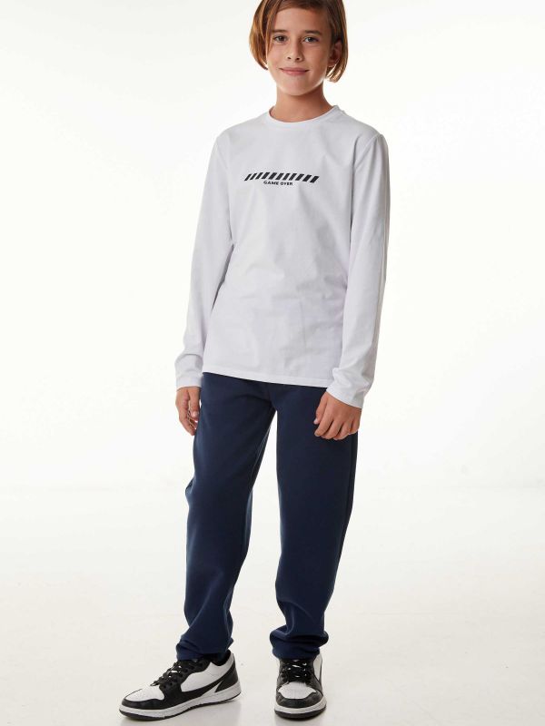 מכנסי בד קז’ואליים