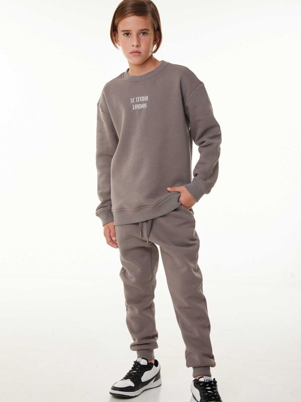 מכנסי פוטר סיומת צמודה לילדים