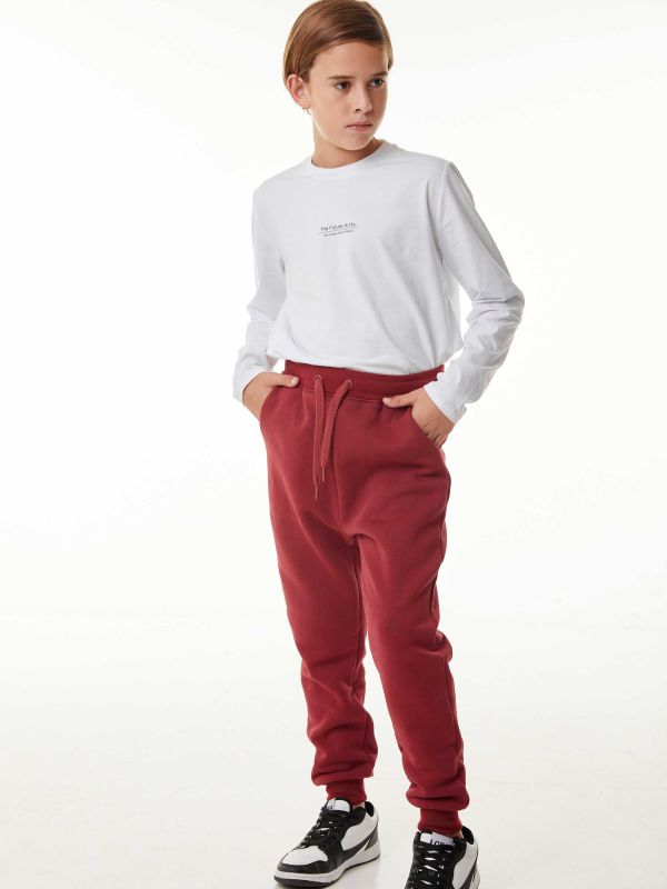 מכנסי פוטר סיומת צמודה לילדים