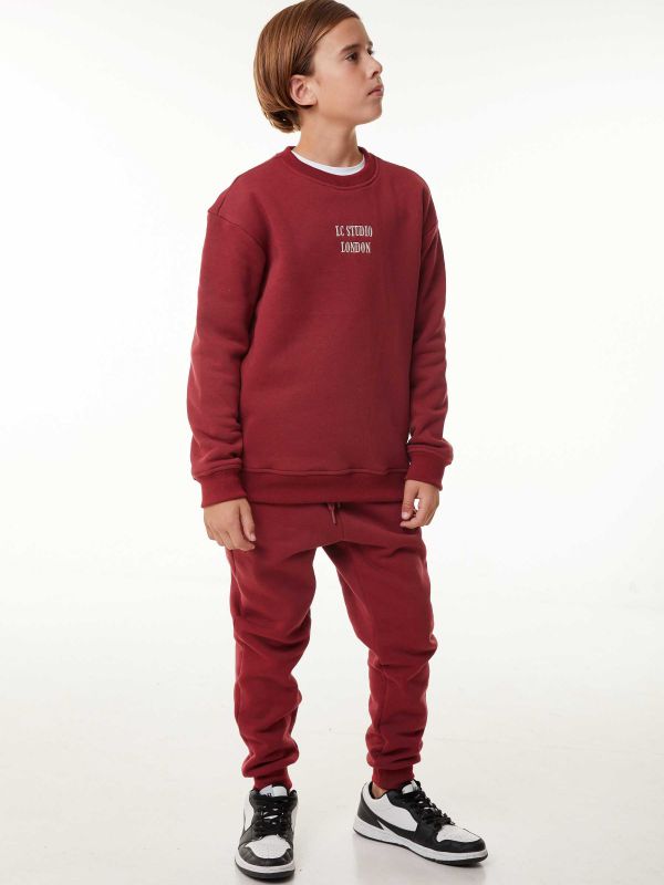 מכנסי פוטר סיומת צמודה לילדים