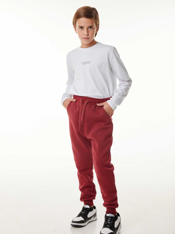 מכנסי פוטר סיומת צמודה לילדים