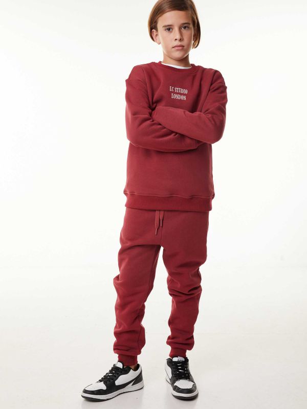 מכנסי פוטר סיומת צמודה לילדים