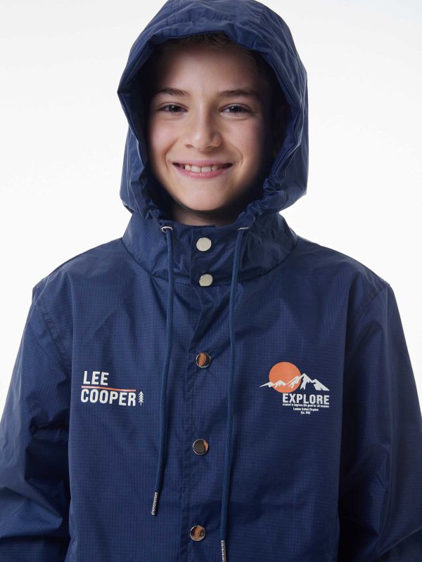 ג’קט ניילון עם שרוך