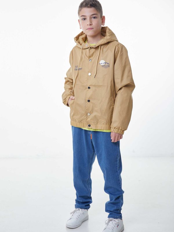 ג’קט ניילון עם שרוך