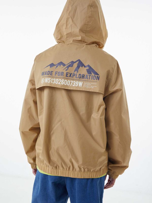 ג’קט ניילון עם שרוך