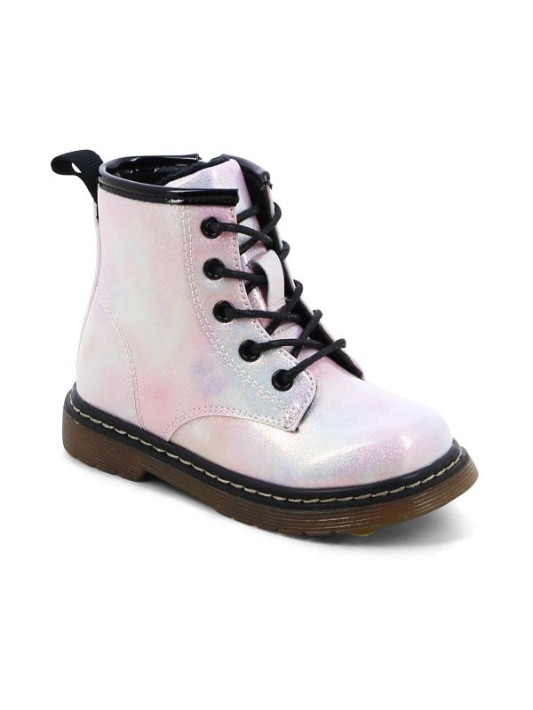 נעליים צבאיות מנצנצות לילדות