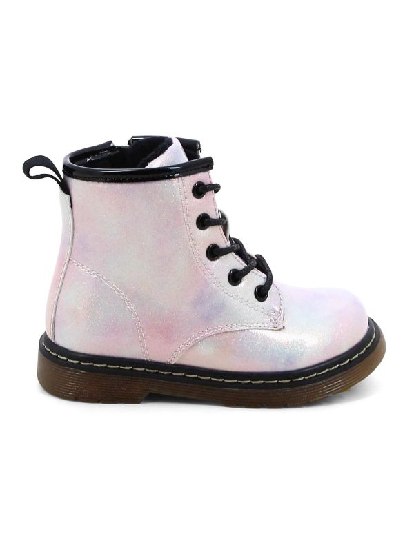 נעליים צבאיות מנצנצות לילדות