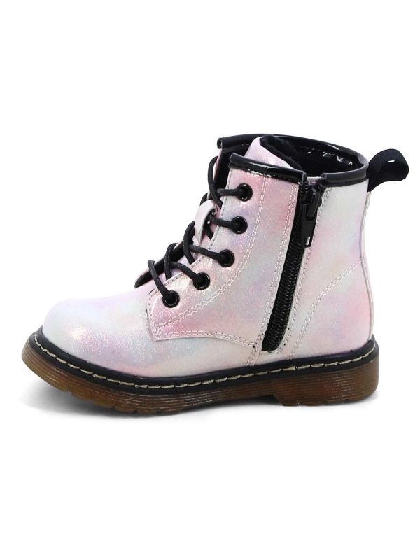 נעליים צבאיות מנצנצות לילדות