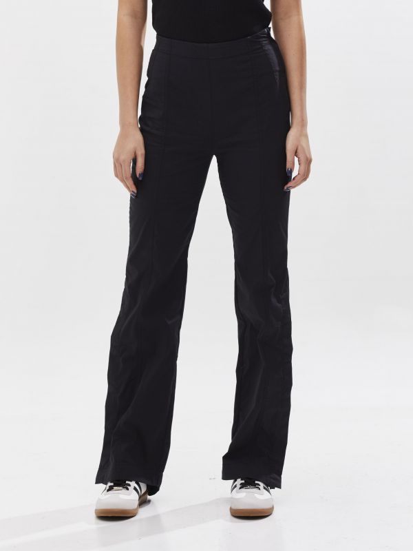 מכנסיים ארוכים עם פתחי צד לנשים