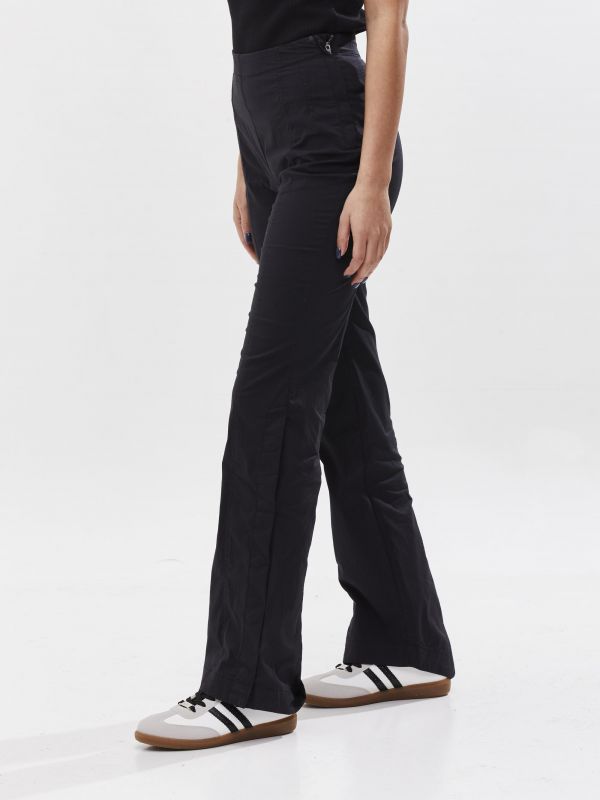 מכנסיים ארוכים עם פתחי צד לנשים