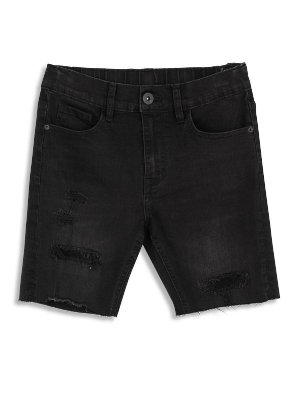 מכנסי ברמודה ג’ינס עם קרעים לילדים